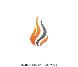 Fire flame Logo Template