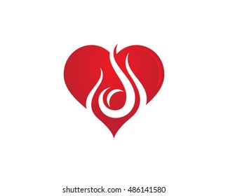 Fire flame Logo Template