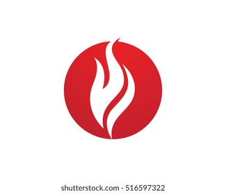 Fire flame Logo Template