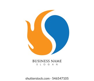 Fire flame Logo Template