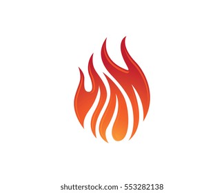 Fire flame Logo Template