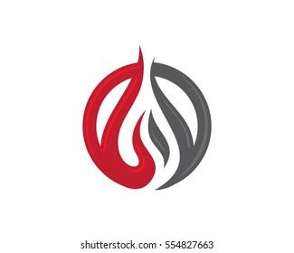 Fire flame Logo Template
