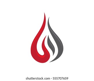 Fire flame Logo Template