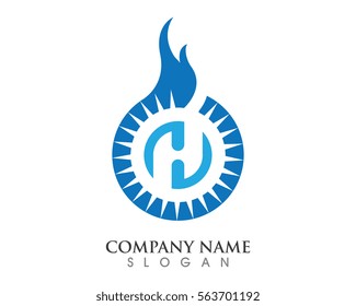 Fire flame Logo Template