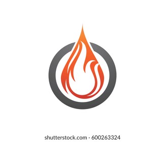 Fire flame Logo Template
