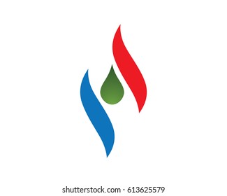 
Fire flame Logo Template