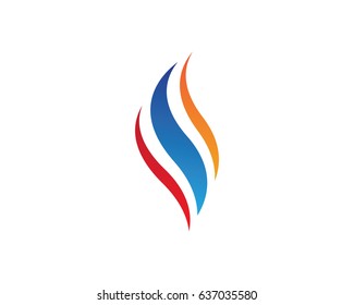 Fire flame Logo Template