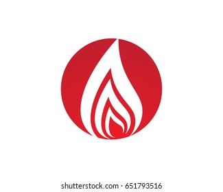 Fire flame Logo Template