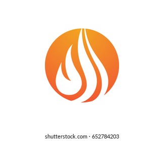Fire flame Logo Template
