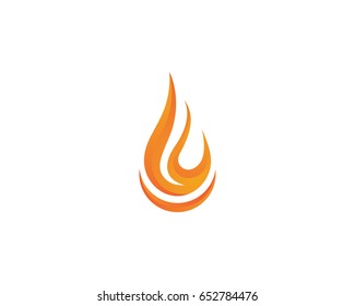 Fire flame Logo Template