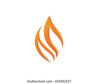 Fire flame Logo Template