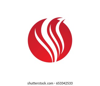 Fire flame Logo Template