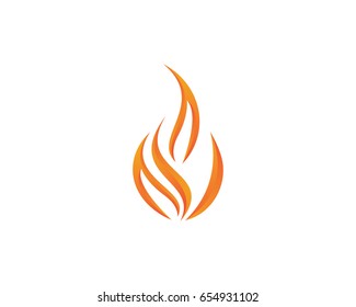 Fire flame Logo Template