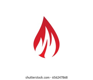 Fire flame Logo Template