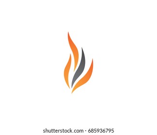Fire flame Logo Template