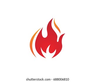 Fire flame Logo Template