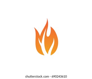 Fire flame Logo Template