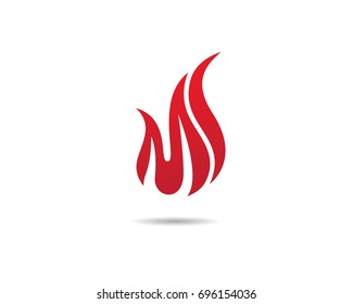 Fire flame Logo Template