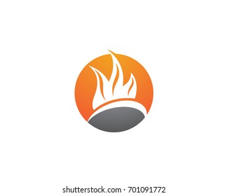 Fire flame Logo Template