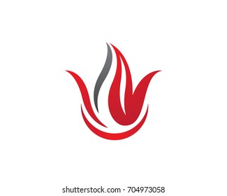 Fire flame Logo Template