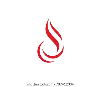 Fire flame Logo Template