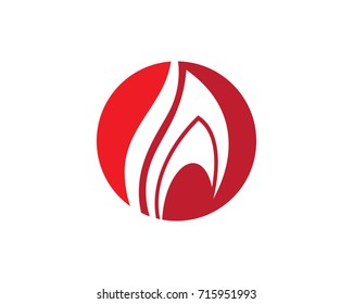 Fire flame Logo Template