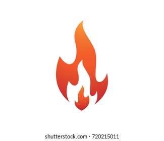 Fire flame Logo Template