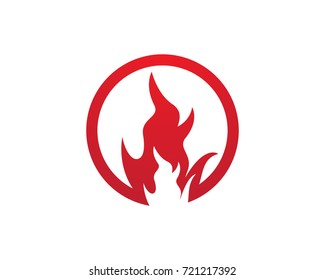 Fire flame Logo Template
