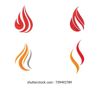 Fire flame Logo Template
