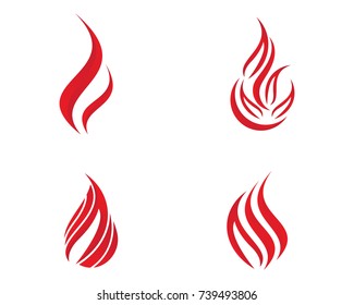 Fire flame Logo Template