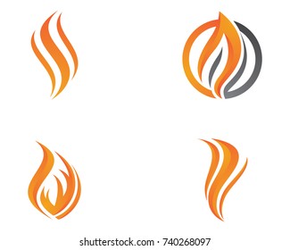 Fire flame Logo Template