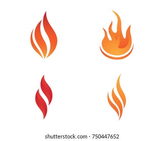 Fire flame Logo Template