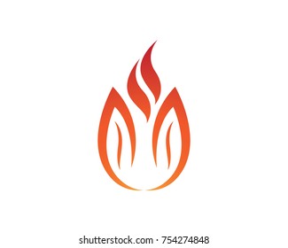 Fire flame Logo Template