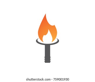 Fire flame Logo Template