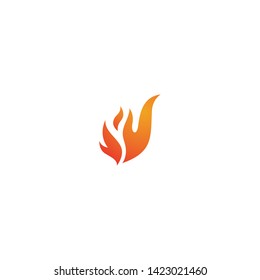 Fire flame Logo Template vector icon 