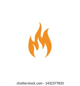 Fire flame Logo Template vector icon Oil, gas and energy logo concept