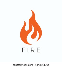 Fire Flame Logo Design Vector Stock Vector (Royalty Free) 708157405