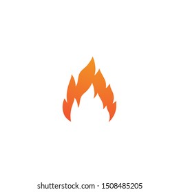 Fire flame Logo Template vector icon Oil, gas and energy logo