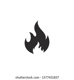 Fire flame Logo Template vector icon Oil, gas and energy logo concept