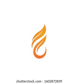 Fire flame Logo Template vector icon Oil, gas and energy logo concept