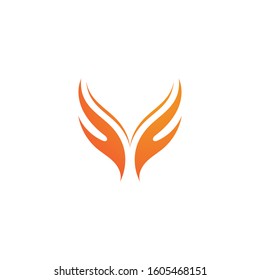 Fire flame Logo Template vector icon Oil, gas and energy logo concept