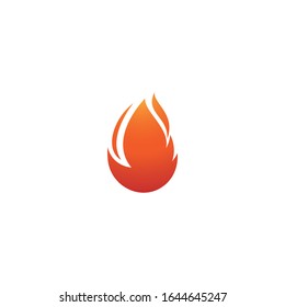 Fire flame Logo Template vector