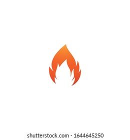 Fire flame Logo Template vector