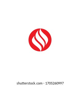Fire flame Logo Template vector