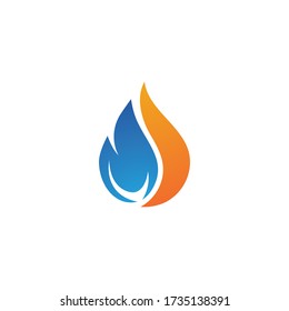 Fire flame Logo Template vector