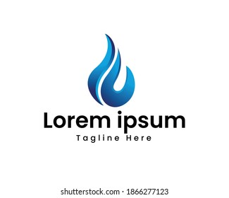 Fire flame Logo Template vector icon