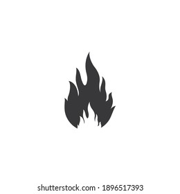 Fire flame Logo Template vector icon Oil, gas and energy logo concept