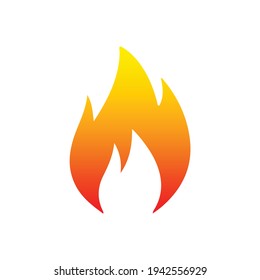 Fire flame Logo Template vector icon Oil, gas and energy logo concept