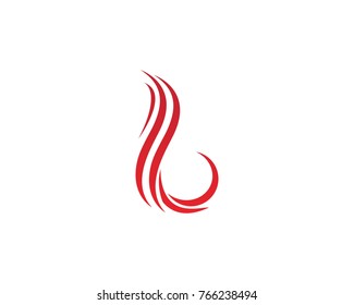 Fire flame Logo Template vector icon Oil, gas and energy logo concept
