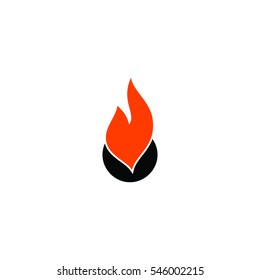 fire flame logo vector